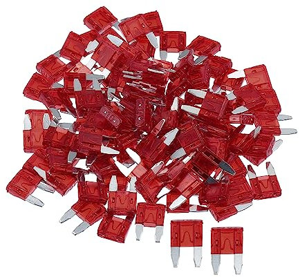 A ABSOPRO Auto Lama Stile Fusibili 10A Durevole | Corto Circuito Protezione 100pz