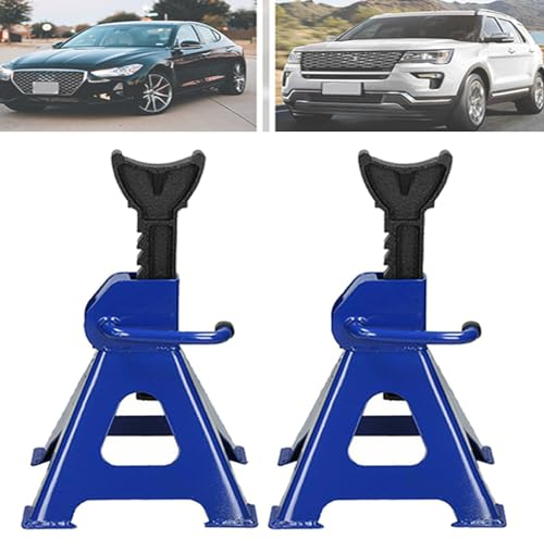 YouseaHome Unterstellböcke Auto Unterstellböcke 3T Automotive Unterstellbock von 290-430 mm Hubhöhe Höhenverstellbar Wagenhebe, für Wagenheber Auto PKW Wohnwagen