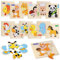 Huiguli Holzpuzzle für Kleinkinder von 1-3 Jahren, 12 Stück Tier Puzzle ab 2, Montessori Spielzeug Holzpuzzle, Lernspielzeug Kinderpuzzle, Geschenk für 1 2 3 jährige Jungen und Mädchen