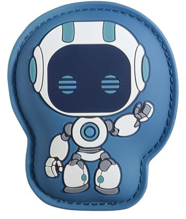 Step by Step Magic Mags Flash „Robot Nino“, Magnet-Applikation, Roboter, passend zum Schulranzen oder Vorschulrucksack