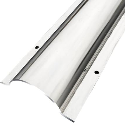 YLLSMGS Canaleta Cables Suelo de Acero Inoxidable de 100cm Cubre Cables Suelo de Metal Canal Invisible Decorativo Plateado(40 * 9.6mm/1.57 * 0.37in)