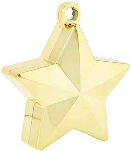 Amscan 117800-19 Ballongewicht Gold Star – 150 g
