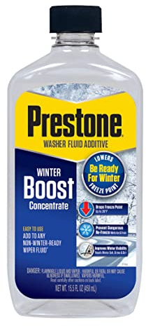 Prestone AS240 Windshield Washer Fluid Booster De-Icer Additive - 15.5 oz.