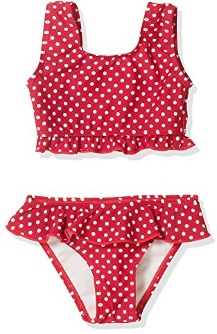 Playshoes Mädchen Uv-schutz Bikini Badeanzug Schwimmanzug Badebekleidung, Punkte, 98-104 EU
