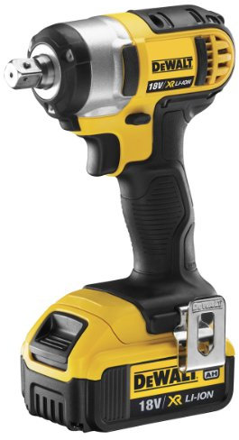 DeWalt 18V XR Lithium-Ion Compact Impact Wrench with 2 x 4Ah Batteries