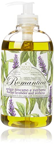 Nesti Dante Romantica Wild Tuscan Lavender &Verbena (Liquid Soap/Flüssigseife 500 ml, Unisex, für alle Hauttypen geeignet) 661207