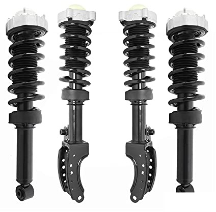 COMPLETESTRUTS - Front & Rear Complete Strut Assemblies with Coil Springs Replacement for 2007-2015 Audi Q7 - Set of 4