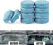 Kindax 40Pzs Pastillas de Limpieza de Cristales para Coche Tableta Efervescente Limpiador Sólido de Coche Limpiacristales (Equivalen a 160L Líquido de Lavado)