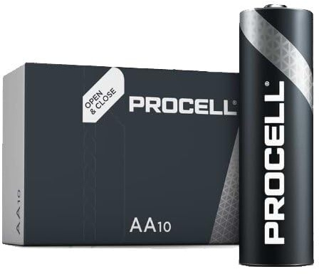 Duracell Pack de 100 batterias AA / LR6 Industrial/procell 1,5 Volt
