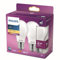 Philips LED Lampadina Goccia, 2 pz, 4.5W, Attacco E27, Luce Bianca Calda