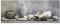 Glasbild - Zen Buddha mit weißen Orchideen - Panorama 30 x 80cm