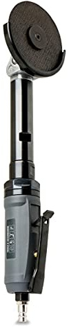 ABAC Amoladora angular Neumática de cuello largo PRO - Cambio rápido de disco - Uso profesional (talleres de coches) - Peso : 1,7 kg