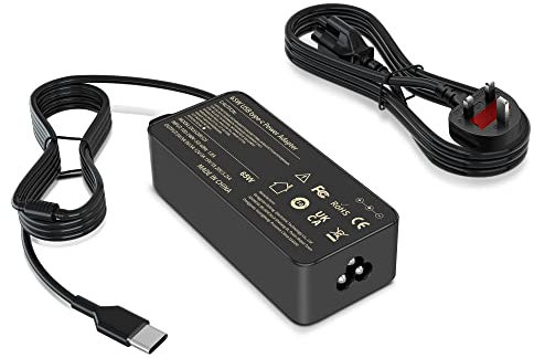 BIUBOTY USB-C Charger Compatible with HP 65W USB C Laptop Charger for EliteBook Elite Spectre X360 X2 Envy ProBook Chromebook Pavilion Laptop Charger