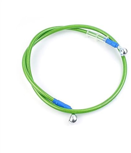 Tubos de freno para moto ATV Pitbike Moto Motocicleta Tubo De Aceite Hidráulico Línea 28 90 Grados M10 Banjo 1/8 Acero Trenzado Manguera De Freno Delantero Trasero Cluth Latiguillos de freno de moto(