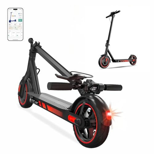 Electric Scooter Adult, Powerful Motor 350W/500W, 8.5/10 Inch Tires, Battery 10.5Ah/15Ah, Maximum Speed of 25KM/H, Range 30-45KM, Dual Brake System, APP Connection