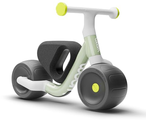 woom Wow Balance Bike, Lightweight Aluminum Toddler Walking Bike, No-Pedal First Bike for Babies & Toddlers as Young as 9 Months to 36 Months, Indoor/Outdoor - Soft Sprout