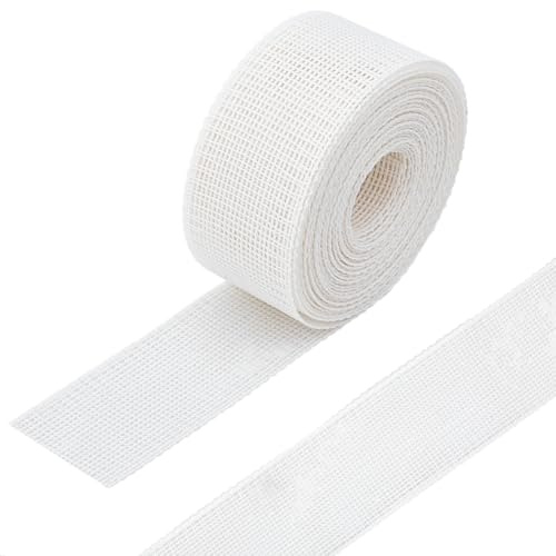 GORGECRAFT 31mmx4m Cinta de Dobladillo de Espiga de Pescado Coser Guía de Dobladillo Rollos de Forro de Borde Que Se Desenrollan Sobre Tela de Cinta de Dobladillo de Espiga Dobladillos Curvos Vestidos