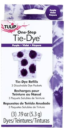 Tulip One-Step Tie-Dye Kit Dye Refill Packs, Purple