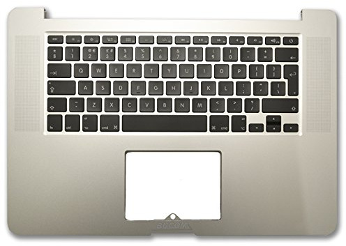 Topcase handstöd med tangentbord för MacBook Pro Retina 15 A1398 2013-2014 UK Keyboard