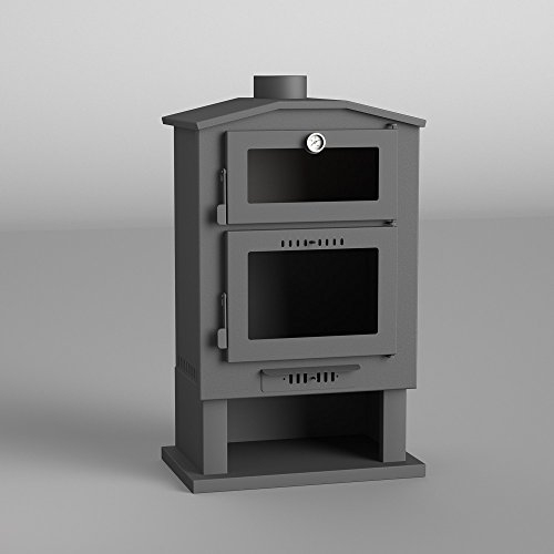 Stufa a legna frontale con forno