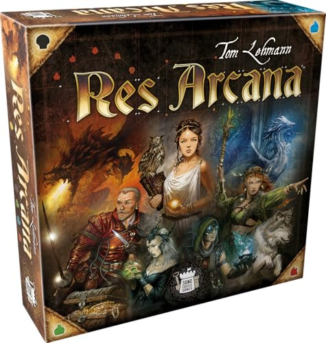 Asmodee - Res Arcana - Strategisches Kartenspiel ab 12 Jahren - Ace d'Or Expert 2020 - Fantasy-Universum - Optimierung & Ressourcenmanagement - 2 bis 4 Spieler - 60 Minuten - Auf Französisch -