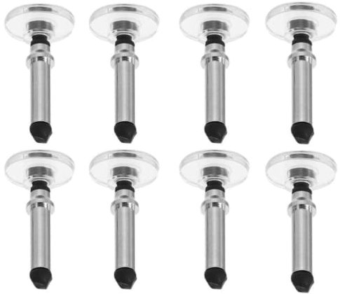 soleilx Punte Extra per Penna per Tablet Universale - 8 PZ - set punte di ricambio per pennino touch screen, pennino per iPad, iPhone, Samsung Lenovo android smartphone e universale per tutti i tablet