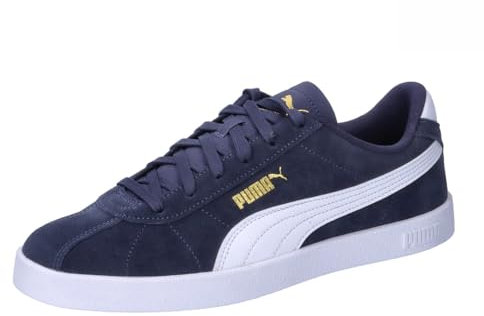 PUMA Club II, Sneaker Unisex Adulto, Navy White Gold, 43 EU