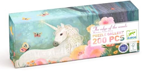 Djeco DJ07684 Puzzle Galerie Der Rand des Waldes - 200 Teile