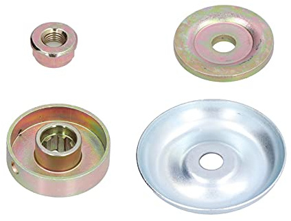 SYUULCOI Piezas de recortadora, kit de adaptador de cuchilla de repuesto para herramientas de jardín, alta precisión, duradero, incluye arandela protectora de placa de empuje,