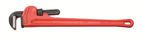 Rothenberger Chrom-Vanadiumstahl Einhand-Rohrzange HEAVY DUTY, 24 Länge, 89mm Arbeitsbereich Durchmesser | 70155 | Rohrzange, Rohrzange aus Chrom