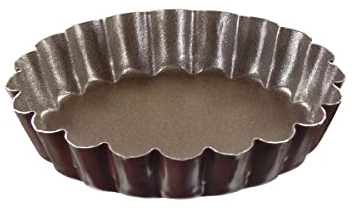 Gobel 270171 - Stampi per crostatine antiaderenti scanalati, Confezione da 6 Pezzi