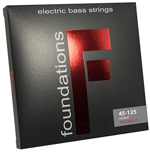 SIT Strings Foundations Nickel Bass Guitar Strings (S.I.T.), 5-String Bass Light 45-125, FN545125L