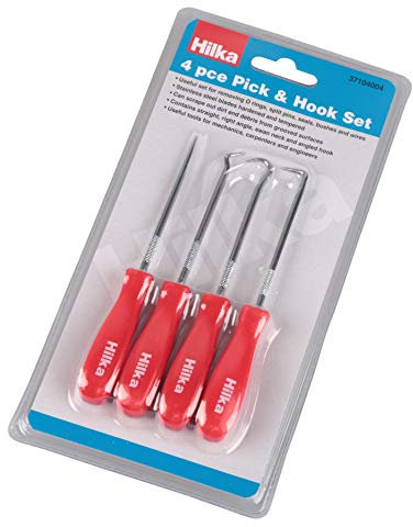 Hilka Tools 37104004 - Juego de 4 ganchos y ganzúas
