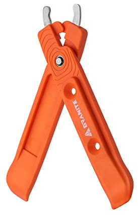 Granite Talon Reifenheber mit Fahrradkettenzangenfunktion, Schnellgliedentfernungswerkzeug für Fahrradketten, Mountainbike-Werkzeugset (Orange)
