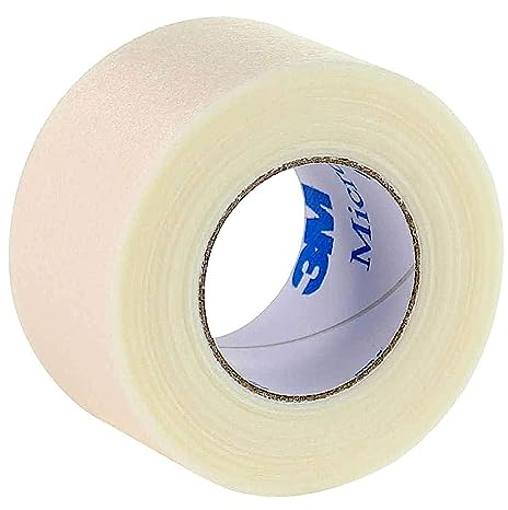 3M Micropore Tape Erste-Hilfe-Medizinisches Klebeband, 2,5 cm x 9,14 m, 1 Rolle