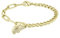 Lacoste Gliederarmband für Damen Kollektion CROCODILE in Gelbgold mit einem Krokodil-förmigen Charm - 2040147