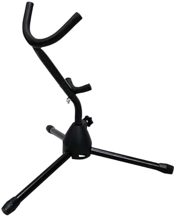 Yonuaret Soporte para saxofón tenor | Trípode plegable para saxofón – Sujeción estable Soporte ajustable para escuela de orquesta – Banda de jazz