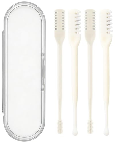 Aribliseza Tagliapeli Multifunzionale per Naso con Tappi per Le Orecchie, 4 Pezzi 2-in-1 Rifinitore per Peli del Naso e 1 Confezione, Rimuovi Peli Manuale Portatile e Girevole a 360° per Uomini e