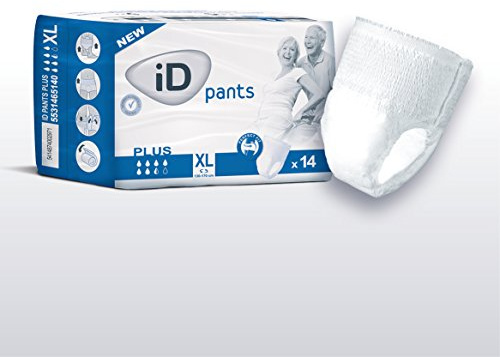 ID Pants Plus – X Large (130/170 cm) – (Pack 00142266 – (Set of 14 Pieces).