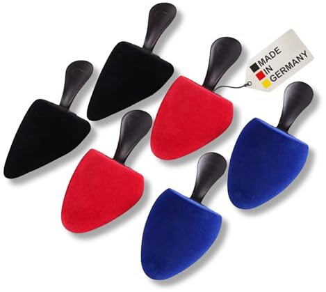 DELFA Set de 3 pares hormas para zapatos de espuma terciopelo: 1 par para de zapatos de tacón, 1 par para zapatos de punta, 1 par para forma universal