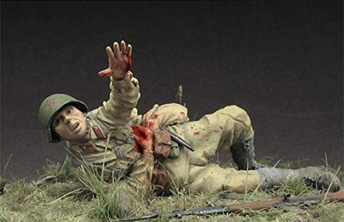 XINGCHANG 1/35 Resin Figure Model Kit WW2 Sowjetischer verwundeter Soldat Unmontiert unbemalt