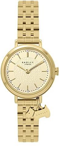 RADLEY Ladies Selby Street Gold Plated Link Bracelet Watch RY4624