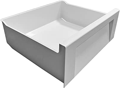 ERICAMBI, Cassetto Superiore/Centrale per Frigorifero, Compatibile con Whirlpool Ariston, Dimensioni 410x350x155 (mm), Colore Bianco, Per Modelli ART 453/A+ CR5050A CBI 601
