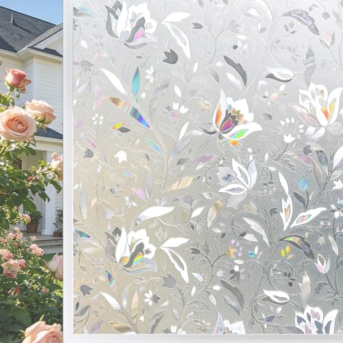 KROMAPOLIS Vinilo para Cristal - Vinilo Ventana privacidad Window Film Ventana privacidad adherencia estática para Ventanas, no Adhesiva, sin Pegamento - 60X400CM