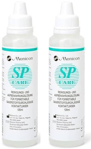 Menicon SP-Care Reinigungs- und Aufbewahrungslösung für Kontaktlinsen - 120ml (2)