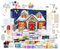 Adventskalender 2024 Beauty, Makeup Beauty Adventskalender, Weihnachtskalender Schminke Frauen, Kosmetik Geschenkbox Weihnachts Countdown Kalender (B)