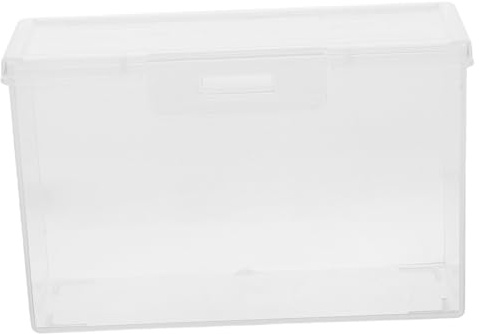 Box Card Storage Box Cards Hinged Lid Storage Containers Small Storage Containers Credit Card Storage Mini Containers with Lids Business Credit Card Holder Plastic Transparent