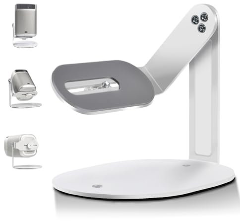 Salange Projector Stand,Portable Projectors Desk Stand 360°Adjustable Rotation,L Shape Projector Ceilling Mount with 1/4 Screw Compatible with Most Projectors Cameras Monitors for Outdoor/Bedroom