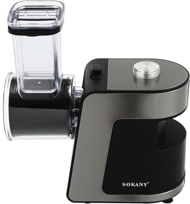 Affettatrice elettrica professionale per verdure e verdure, facile da pulire, per tagliare e grattugiare la maggior parte delle verdure