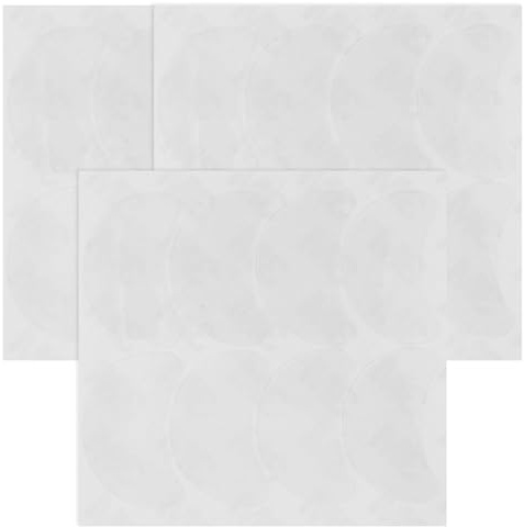 Toyvian Parche para Boquilla de Flauta 3 Piezas Adhesivas Transparentes 0,4 CM en Forma de Media Luna para Protección de Labios en Instrumentos Musicales de Viento